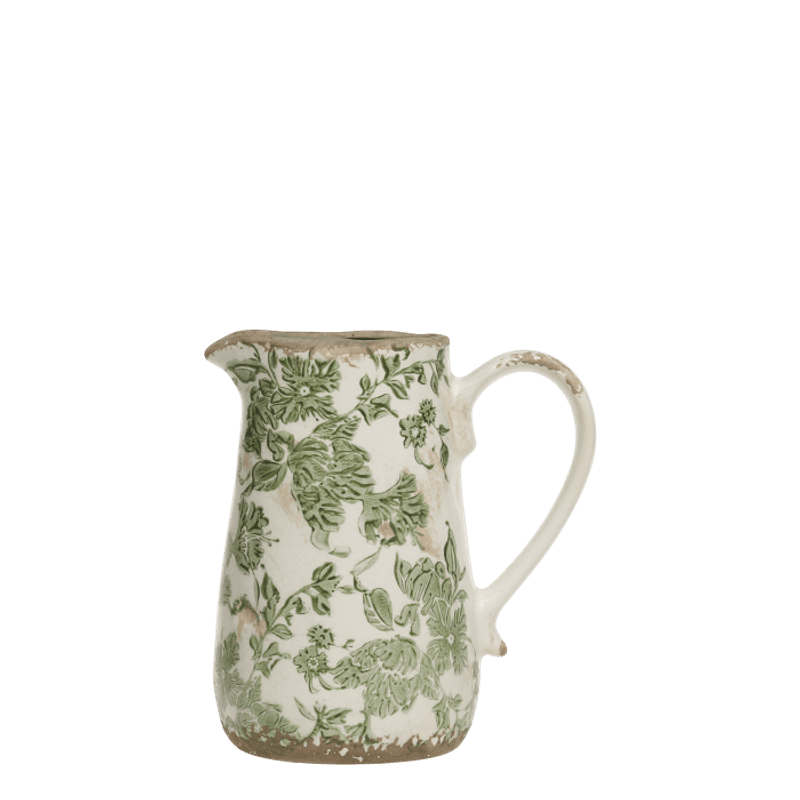 Chic Antique BLOMSTERKANNE Melun Oliven H18/L16/B11,5