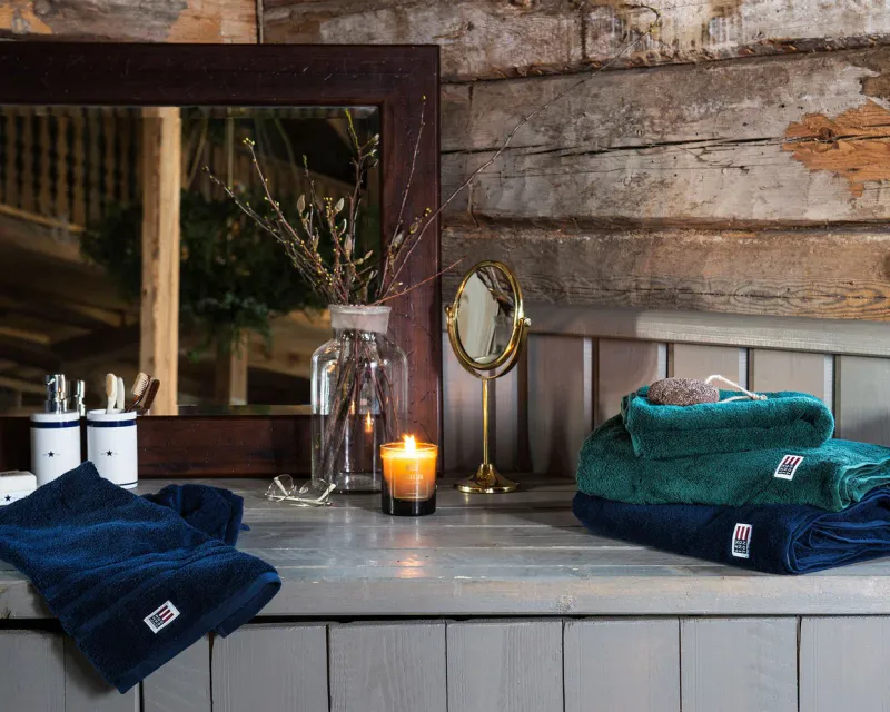 Lexington HÅNDKLE Dress Blue 70x130 cm