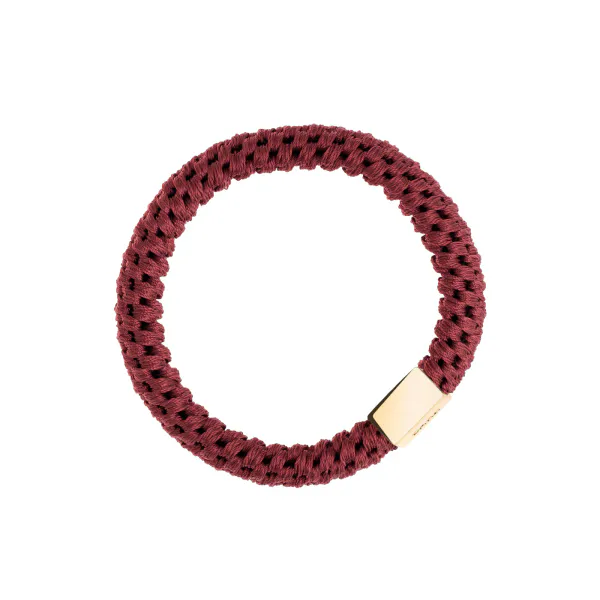 Hovedbilde Dark FAT HAIR TIE W/GOLD ...