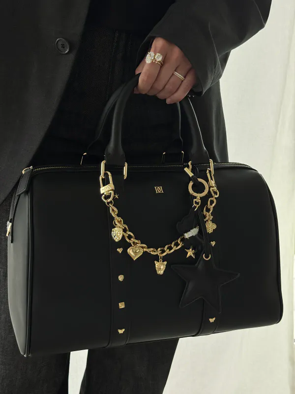 Dark BAG CHAIN W/SIGN CHARMS