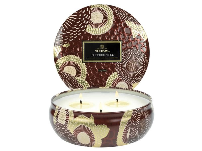 Voluspa DUFTLYS Forbidden Fig med 3 veker 340g