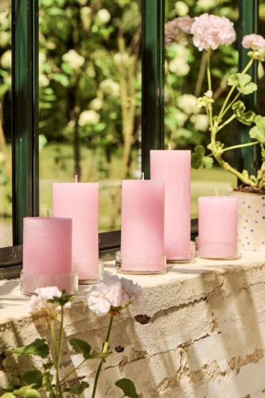 IB Laursen KUBBELYS Rosa H14cm