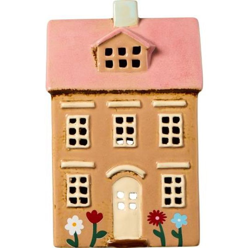 IB Laursen LYSHUS Nyhavn Beige m/blomster