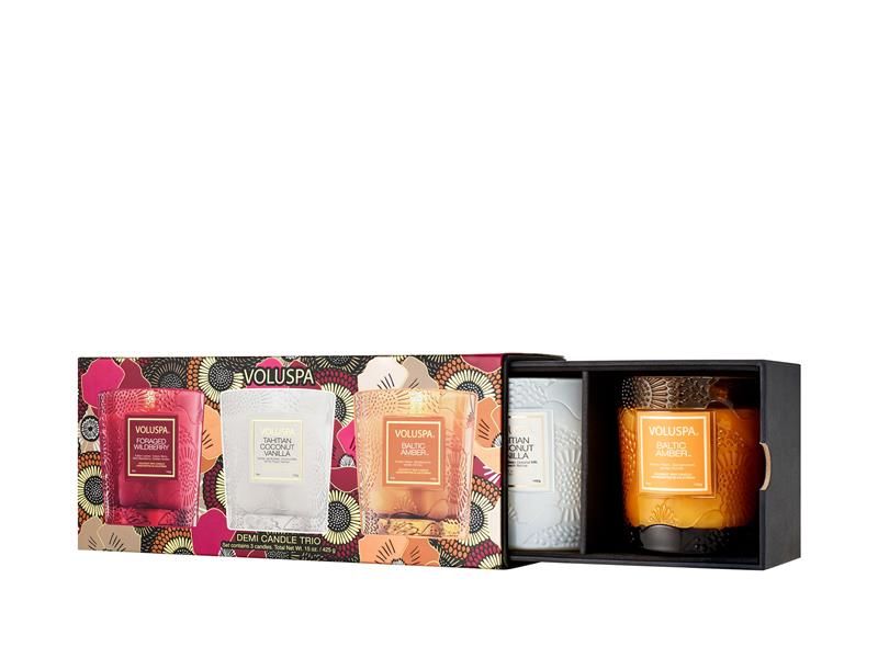 Voluspa Icons Demi Candle trio 3x142g