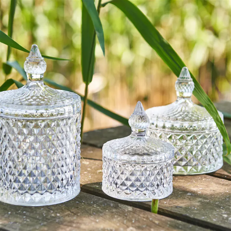 Speedtsberg GLASSKRUKKE m/ spir Klar 14 cm