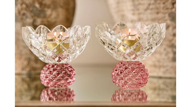 Hovedbilde La Vida GLASSKÅL Flora Rosa ...